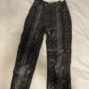 & other stories leather pant